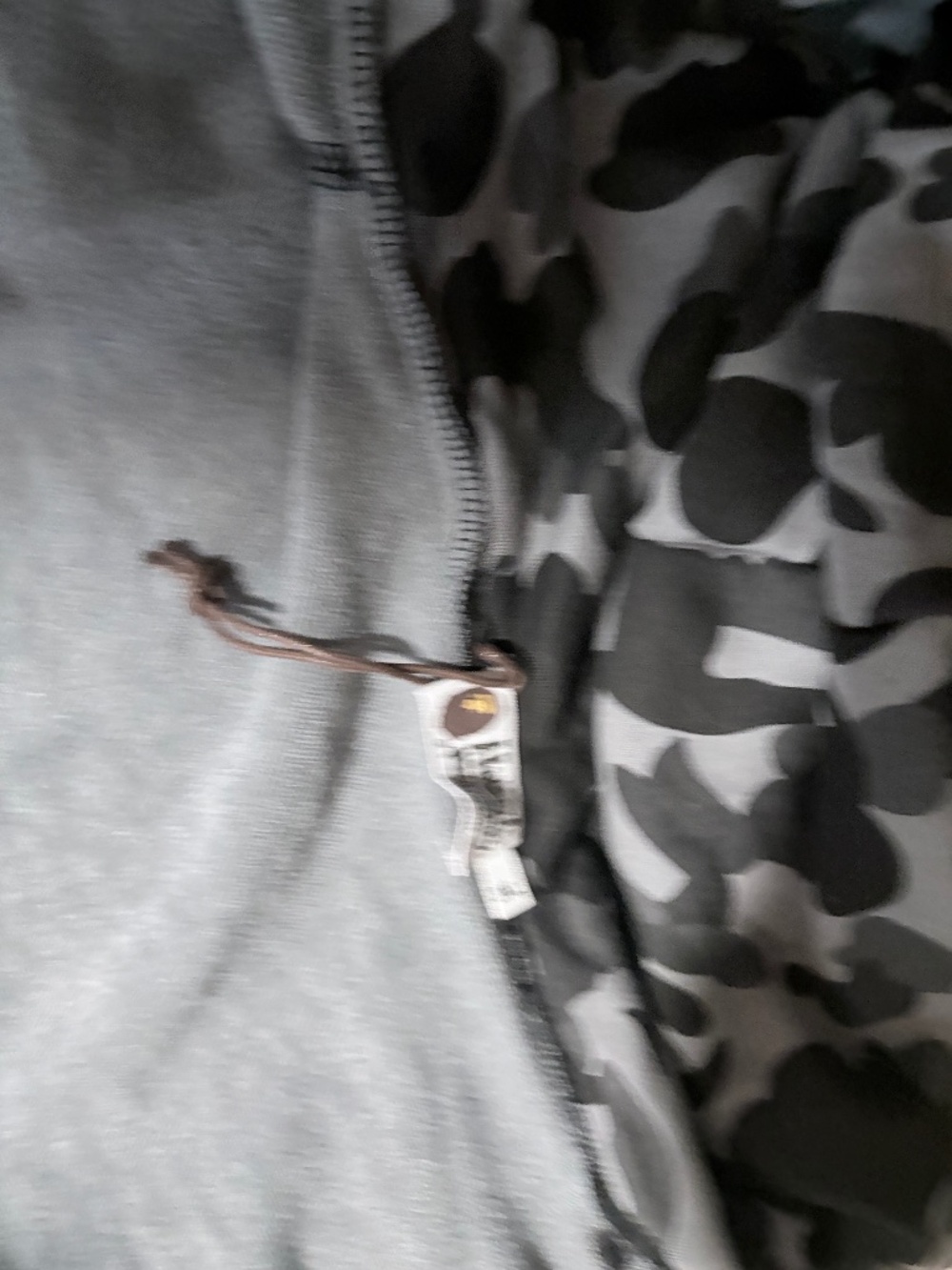 Bape hoodie black and  grey